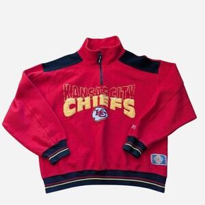 Vintage 80s Kansas City Chiefs Mirage Fleece Pullover‎ Travis Taylor Swift Core